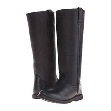 Incaltaminte Femei Frye Celia Shearling Tall Black Smooth Full Grain