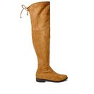 Incaltaminte Femei GUESS Simplee Over-The-Knee Boots medium brown fabric