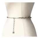 Accesorii Femei BCBGMAXAZRIA Twisted Chain Waist Belt Silver