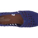 Incaltaminte Femei TOMS Woven Classics Dark Blue Satin Woven