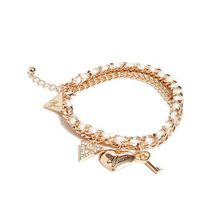 Bijuterii Femei GUESS Gold-Tone Woven Bracelet gold