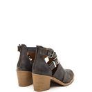 Incaltaminte Femei CheapChic Make The Cut-out Booties Grey