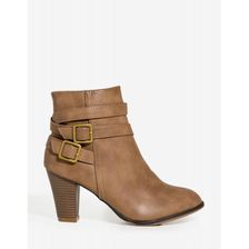 Incaltaminte Femei CheapChic On Your Own Bootie TaupeKhaki