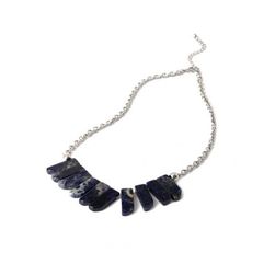 Bijuterii Femei Forever21 Faux Stone Statement Necklace Bluesilver