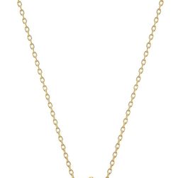 Michael Kors Blush Rush Pave Pyramid Pendant Necklace Gold/Clear