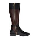 Incaltaminte Femei Michael Kors Bryce Tall Boot BlackMocha Vachetta