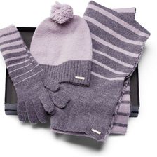 Ralph Lauren Striped Cool-Weather Gift Set Lavender Frost/