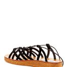 Incaltaminte Femei Steve Madden Seaashor Caged Sandal BLACK SUED
