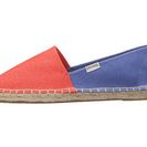 Incaltaminte Femei Soludos Original Color Block Poppy RedMarina Blue Cotton Canvas