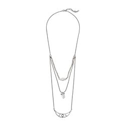 Lucky Brand Bracelet Charm Necklace Silver