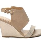Incaltaminte Femei CL By Laundry Baja Wedge Sandal Gold MetallicTan