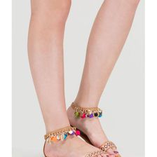Incaltaminte Femei CheapChic Be-leaf In You Charm Tribal Sandals Natural