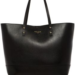 Cole Haan Beckett Large Leather Tote BLACK