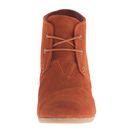 Incaltaminte Femei TOMS Desert Wedge Cognac Suede