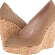Stuart Weitzman Corkswoon Tan Nubuck