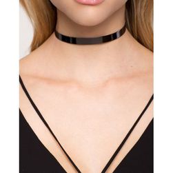 Bijuterii Femei CheapChic Sleek Metal Choker Hematite