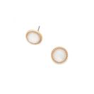 Bijuterii Femei Forever21 Faux Stone Dome Studs Whitegold