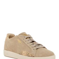 Incaltaminte Femei PUMA Match Low-Top Sports Snake Embossed Sneaker BROWN