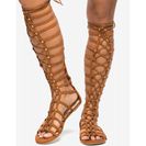 Incaltaminte Femei CheapChic Jagger-9 Stud Me Tender Gladiator Sandal Cognac