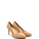 Incaltaminte Femei CheapChic Point Blank Faux Suede Pumps Nude