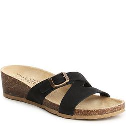 Incaltaminte Femei Easy Street Sandalo Wedge Sandal Black