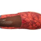 Incaltaminte Femei TOMS Avalon Slip-On Red Multi Canvas Hibiscus