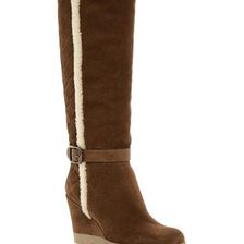 Incaltaminte Femei Aquatalia Christine Faux Fur Lined Tall Boot - Weatherproof CHESTNUT