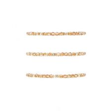 Bijuterii Femei Forever21 Beaded Stretch Bracelet Set Peachgold
