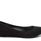 Incaltaminte Femei CL By Laundry Sherilyn Flat Black Faux Suede