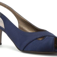 David Tate Palm Navy Satin