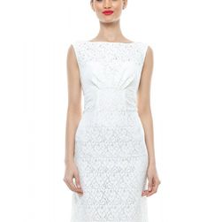 Rochie alba din dantela Elizabeth, Giorgal