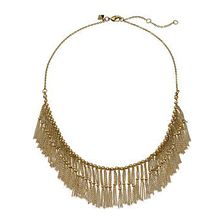 Bijuterii Femei Rebecca Minkoff Beaded Fringe Collar Neck Necklace 12K