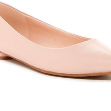 Nine West Onlee Pointed Toe Flat LT PINK LER