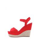 Incaltaminte Femei Forever21 Faux Suede Espadrille Wedges Red