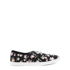 Incaltaminte Femei Forever21 Floral Canvas Plimsols Blackpink