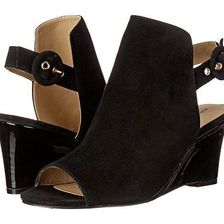 Incaltaminte Femei Adrienne Vittadini Rasi Black Kid Suede