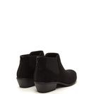 Incaltaminte Femei CheapChic Down The Stretch Faux Suede Booties Black