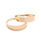 Bijuterii Femei Forever21 Flat Hoop Earrings Gold