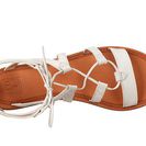 Incaltaminte Femei Frye Ruth Gladiator Short Sandal White Soft Full Grain