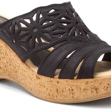 Spring Step Dora Black Nubuck