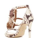 Incaltaminte Femei Steve Madden Savannna Heel Sandal MULT SNAKE