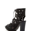 Incaltaminte Femei Chase Chloe Benjamin Laser-Cut Heeled Sandal BLACK