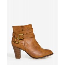 Incaltaminte Femei CheapChic On Your Own Bootie Cognac