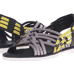 Incaltaminte Femei Calvin Klein Mariana AntraciteLaser LemonBlack Metallic BoxLeather