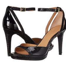 Incaltaminte Femei Calvin Klein Persy Black PatentLaquered Snake