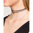 Bijuterii Femei CheapChic Circle Loop Chain Layer 2pc Choker Black