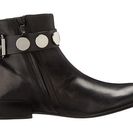Incaltaminte Femei Costume National Flat Bootie w Stud Ankle Strap Black