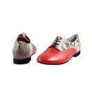 Incaltaminte Femei Hotstepper Mocasini 7 Pomegranade Snake Rosu