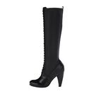 Incaltaminte Femei Frye Mikaela Stretch Lace Black Smooth Vintage Leather