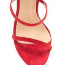 Incaltaminte Femei CheapChic Three To One Faux Suede Strappy Heels Red